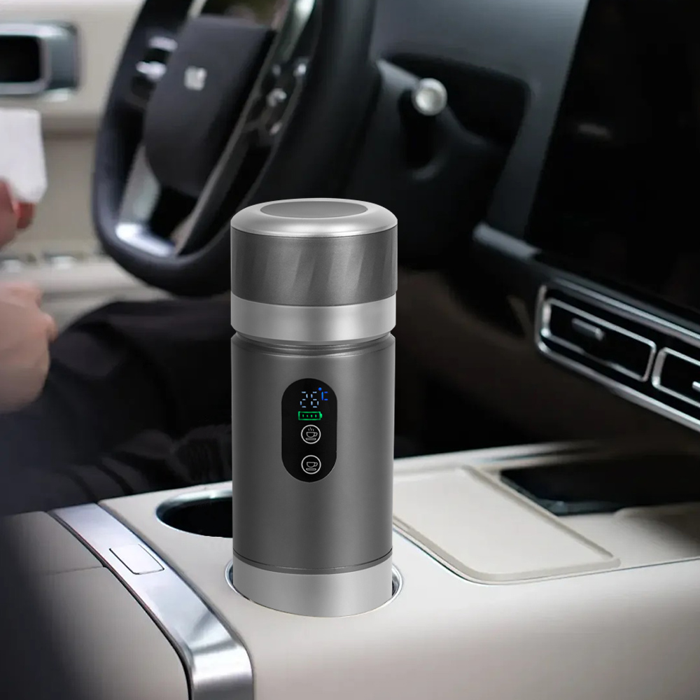 Coffee & Tea Garden Lincoln Menu - Portable Self-Heating Espresso Coffee Maker LED