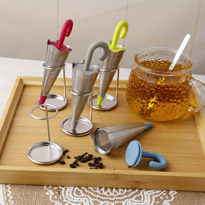 Coffee Tea Infusion - 1pc Reusable Umbrella Tea Infuser With