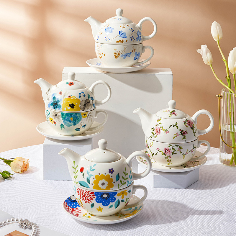 Coffee Tea English - Mother Son Teapot Set,English Ceramic Single