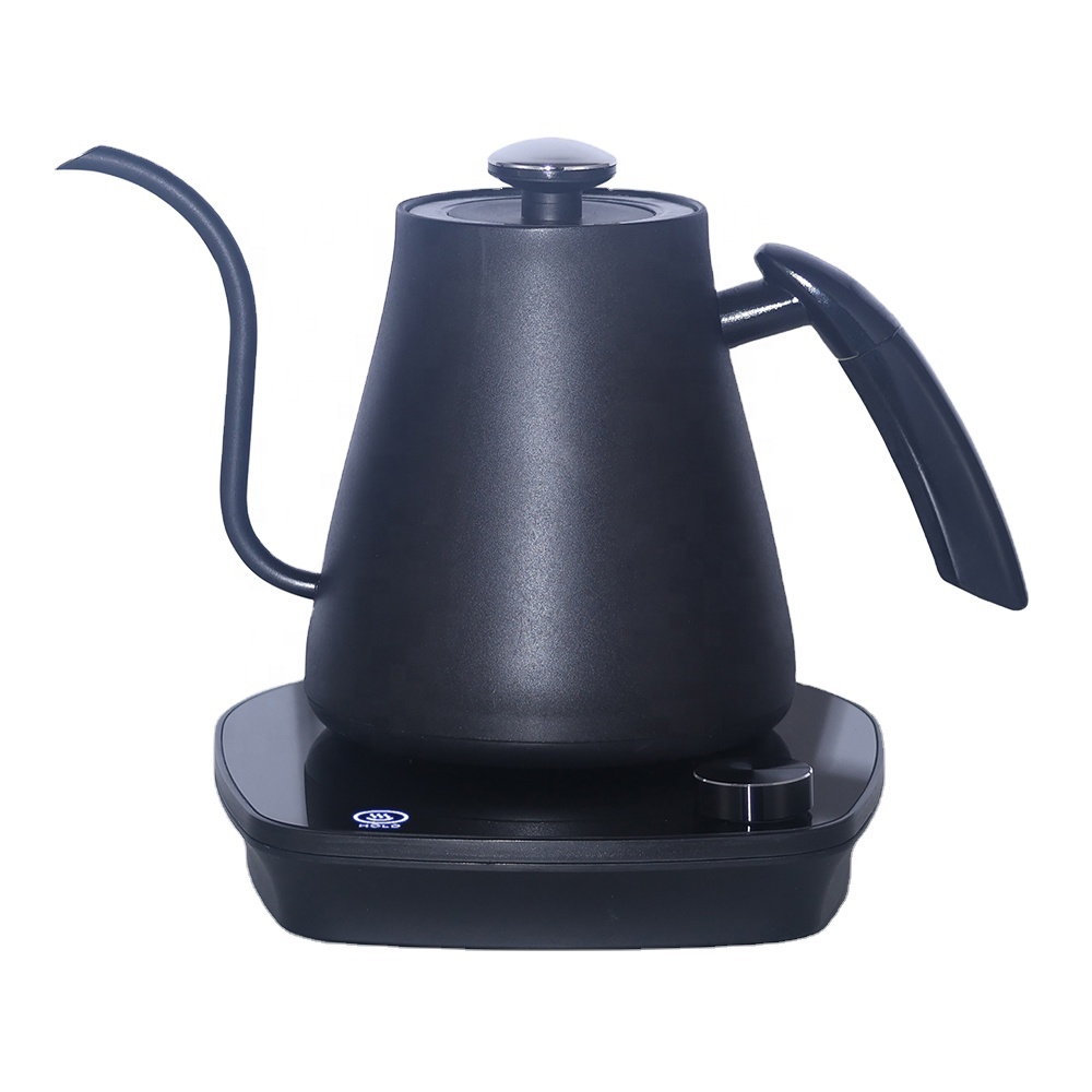 Tea And Coffee Kettle - Smart Wood Grain Electric Gooseneck Kettle
