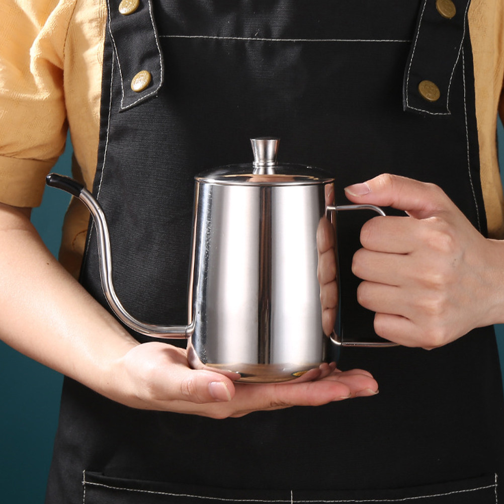 Tea And Coffee Kettle - 600Ml Office Coffee Kettle Stainless Steel