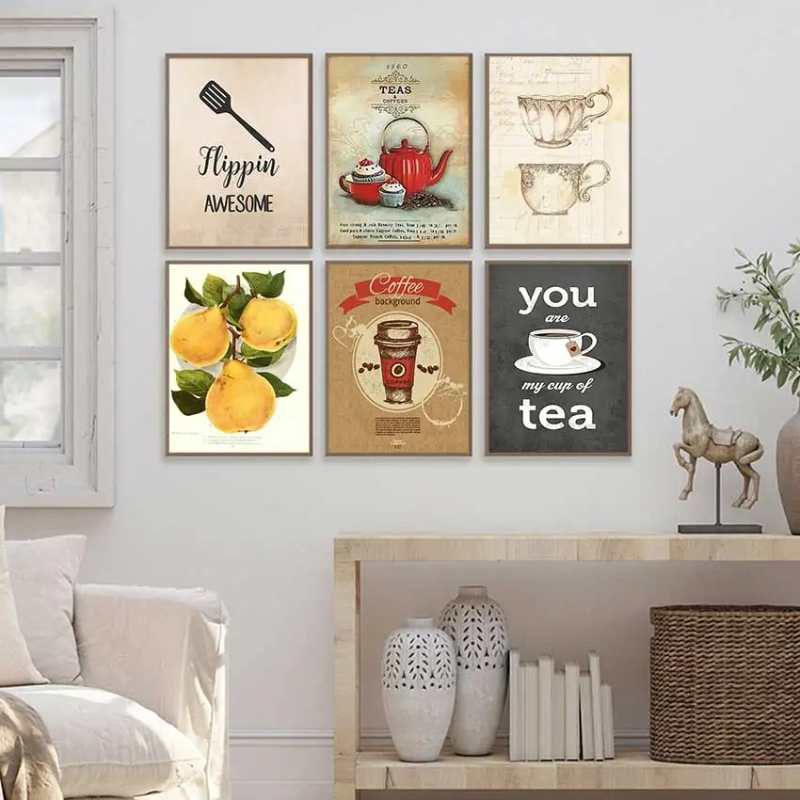 Coffee Tea Pictures - Vintage Hot Coffee Tea Time Food