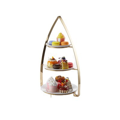 Coffee Tea Break - European stainless steel afternoon tea three-layer