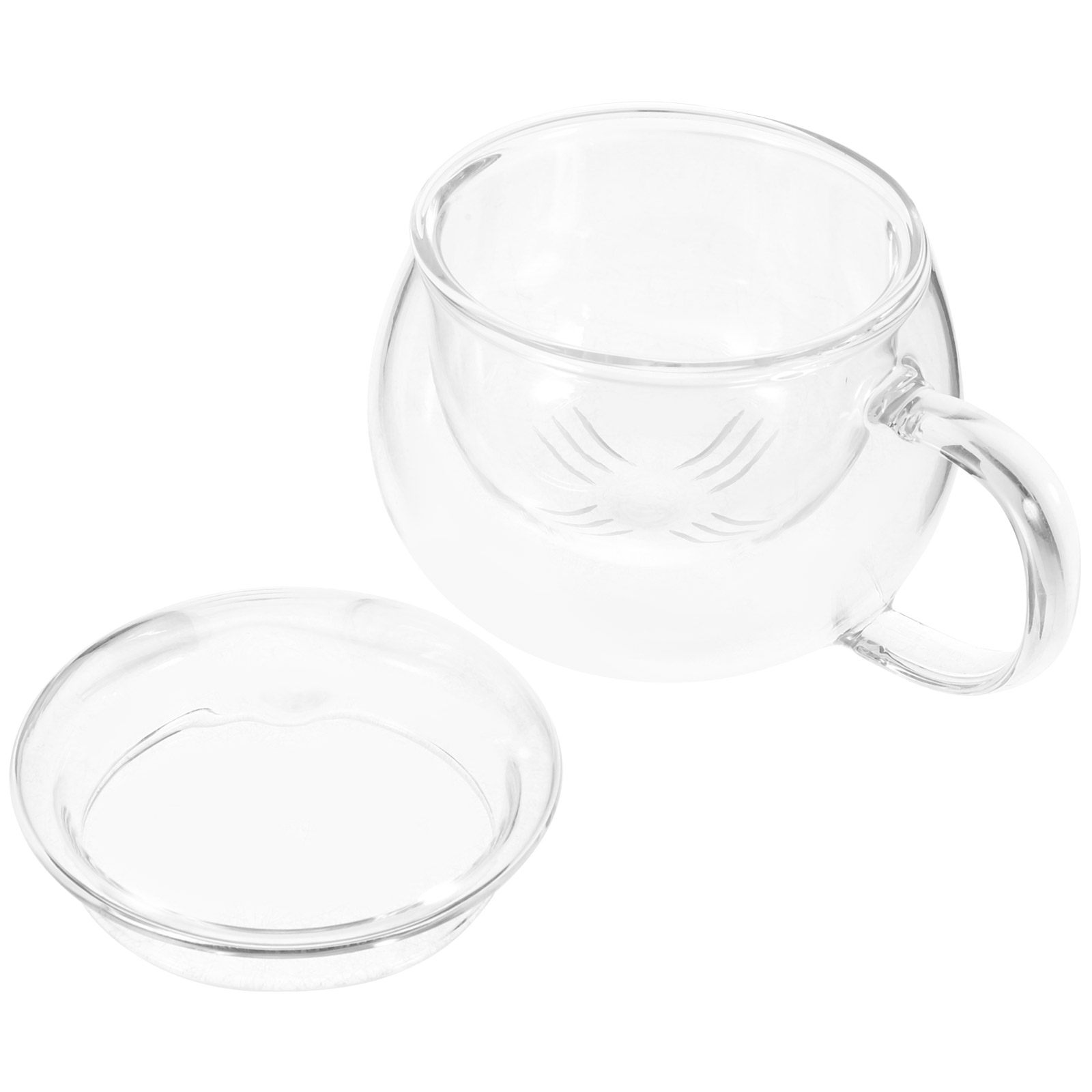 Coffee Tea Infusion - 1Set Heat-Resistant Glass Tea Cup Set