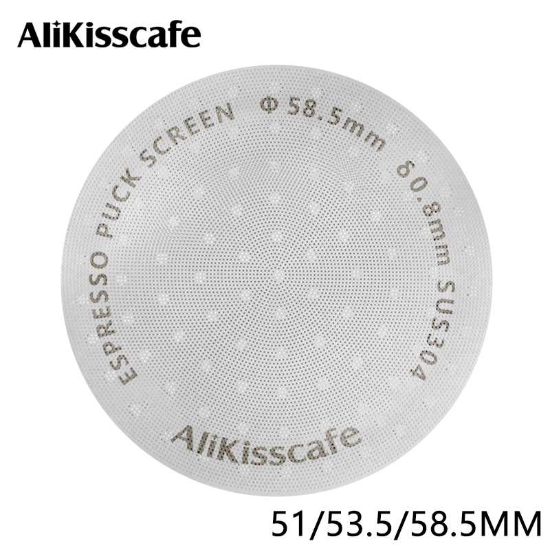 Coffee Tea Making Machine - Alikisscafe Espresso Puck Screen 51mm 53.5mm