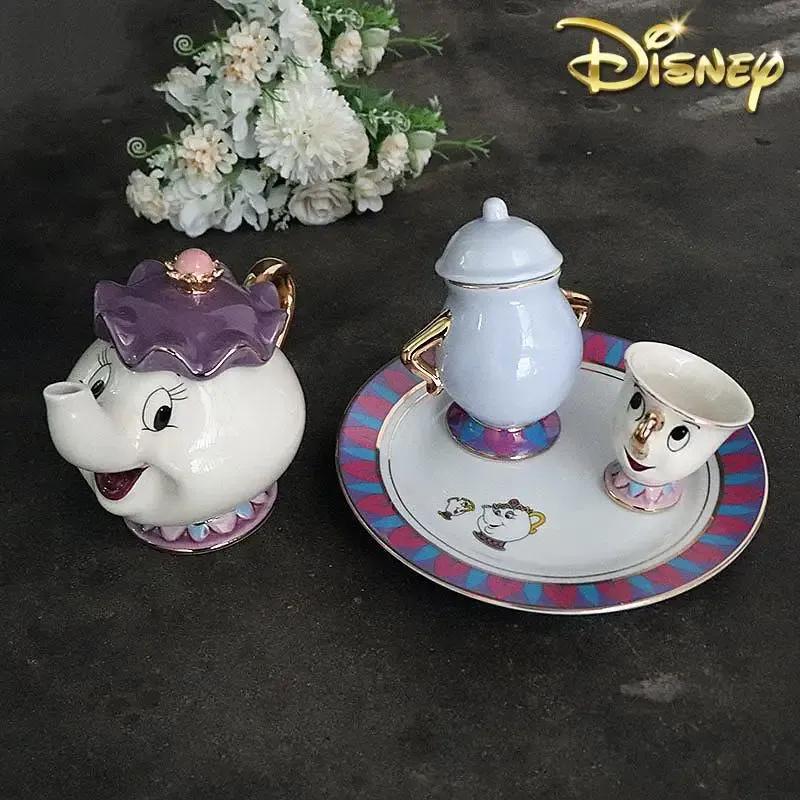 Coffee Tea Jug - Hot Teapot Cartoon Beauty And The