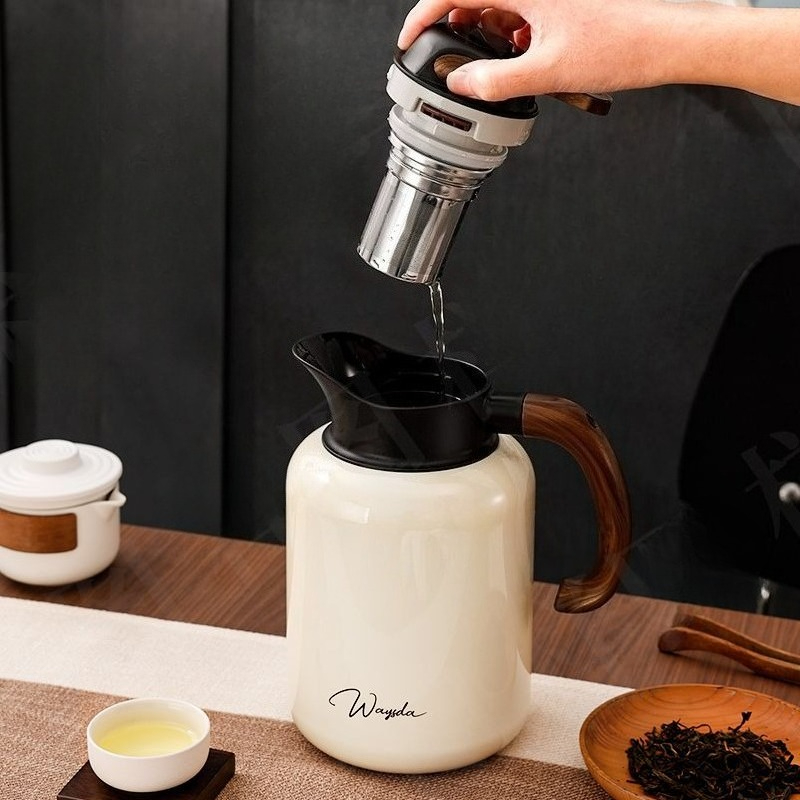 Tea And Coffee Kettle - Stainless steel thermal insulation pot coffee