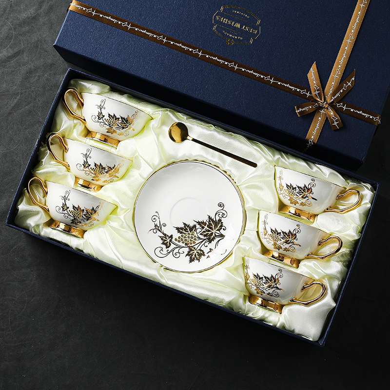 Coffee Tea English - Coffee Cup Small Exquisite Set Ceramic