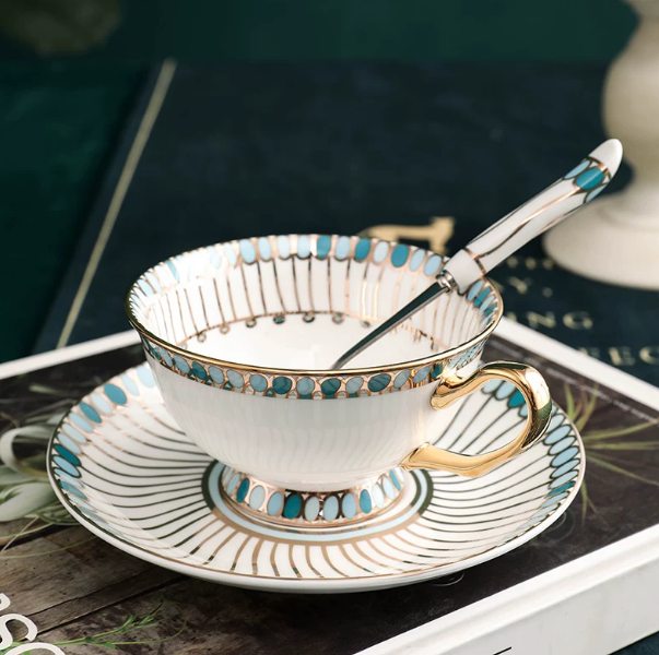 Coffee Tea English - Elegant Bone China Tea Cup &