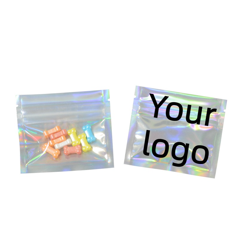 Coffee Tea In Chinese - 100/500/1000PCS Resealable Clear Hologram Ziplock Packaging