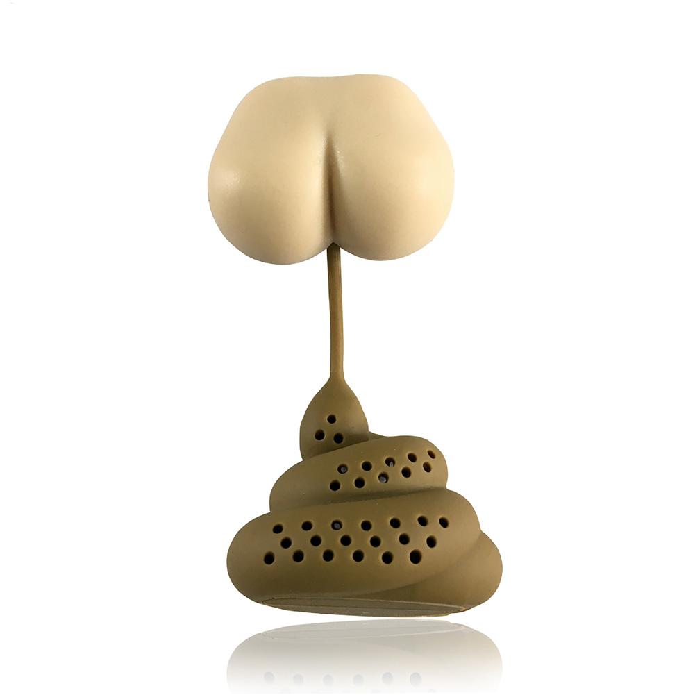 Coffee Tea Infusion - Silicone Tea Infuser Creative Novelty Poop