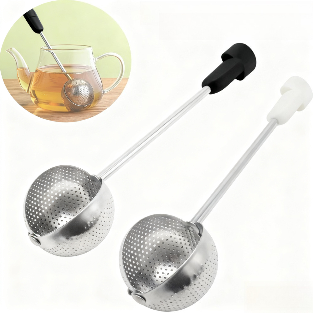 Coffee Tea Infusion - Stainless Steel Mesh Twisting Tea Ball