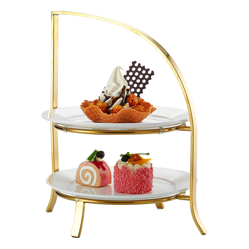 Coffee Tea Break - European stainless steel afternoon tea three-layer