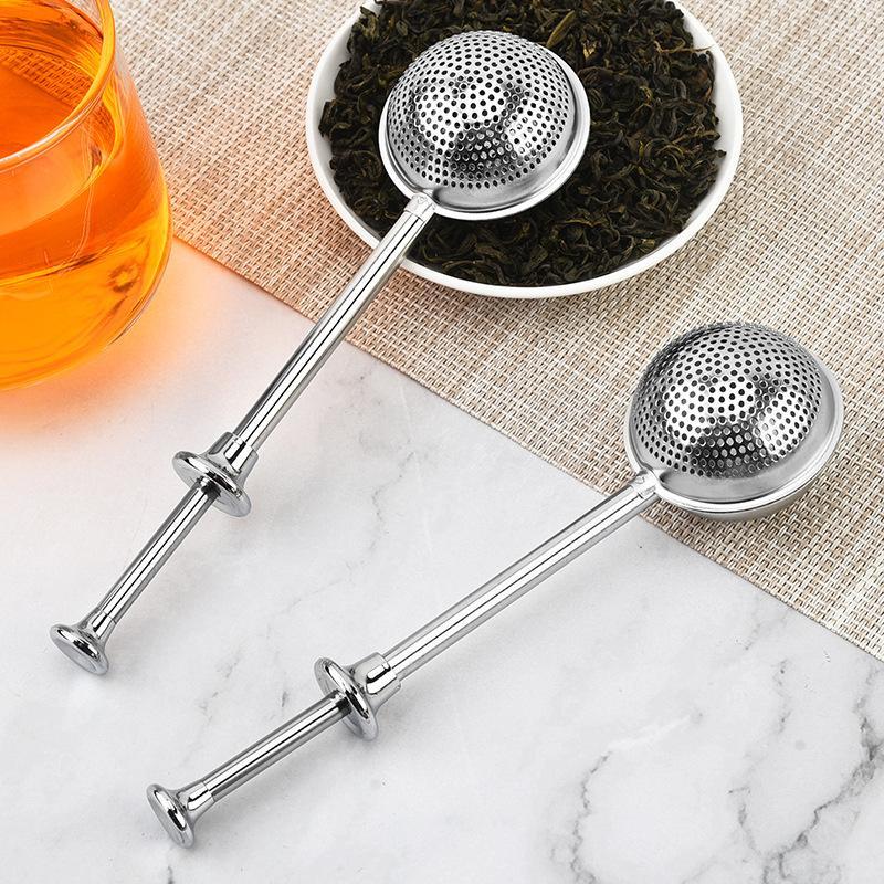 Coffee Tea Infusion - Long Handle Stainless Steel Tea Infuser