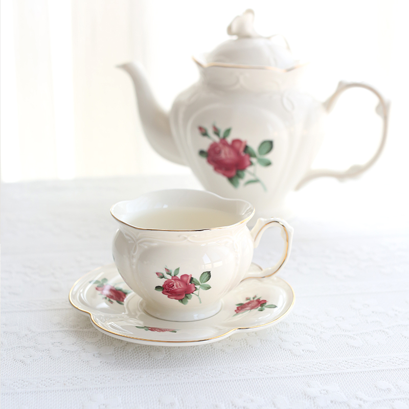 French gold edged ceramic gold - đánh giá và giá Coffee Tea English