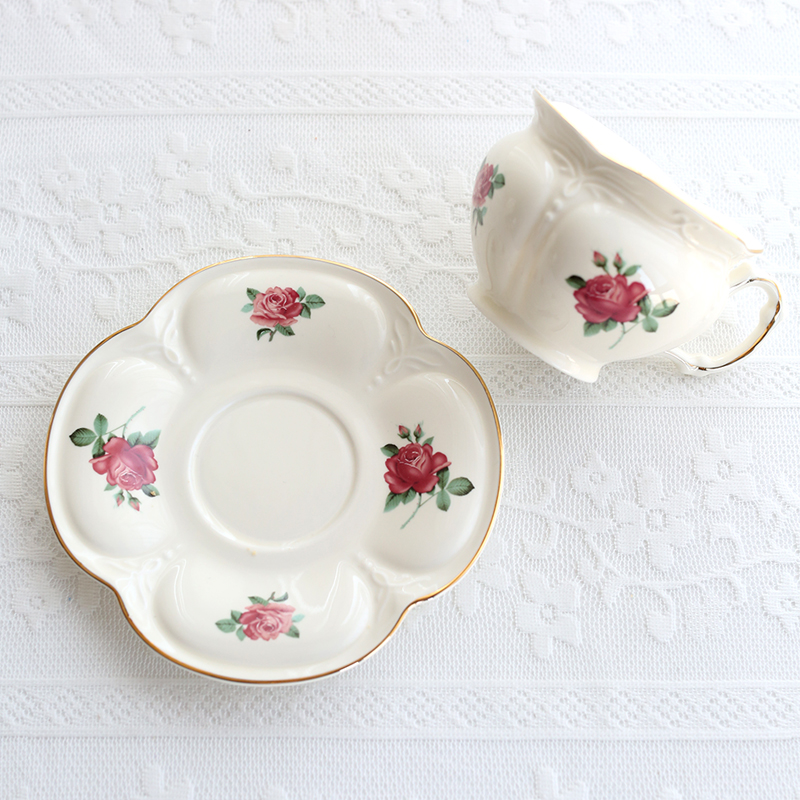 French gold edged ceramic gold - đánh giá và giá Coffee Tea English