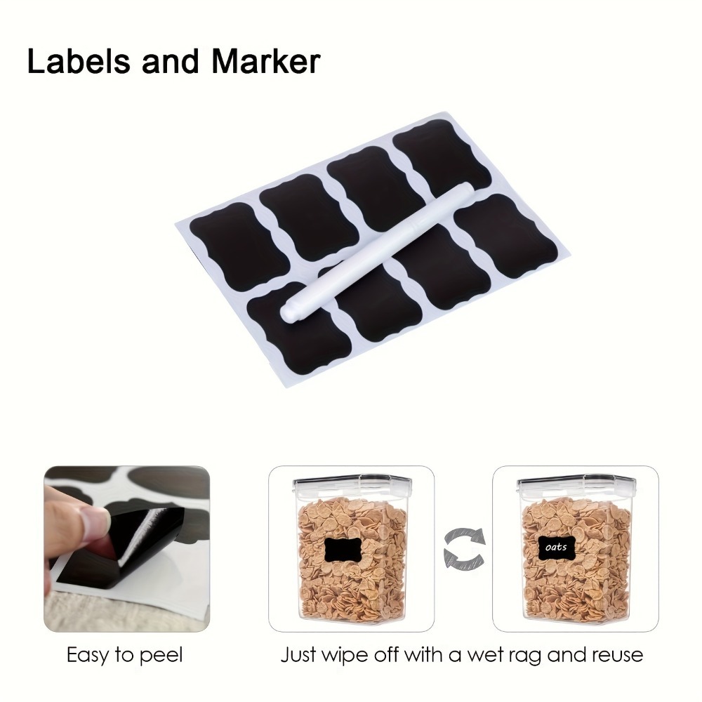 24Pcs Food Storage Containers  - đánh giá và giá Tea Coffee Sugar Container