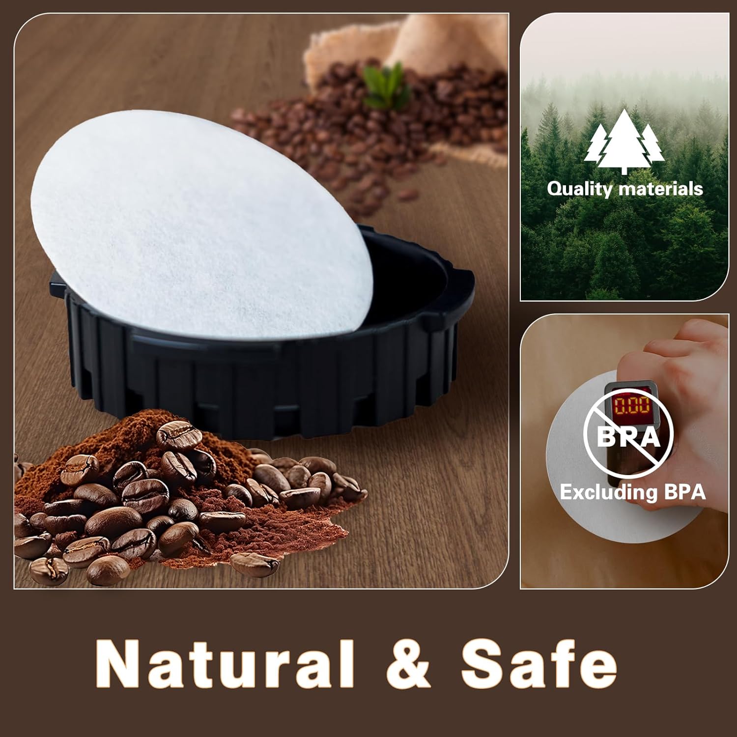Round Coffee Filters, Compatib - đánh giá và giá Coffee Tea Chocolate