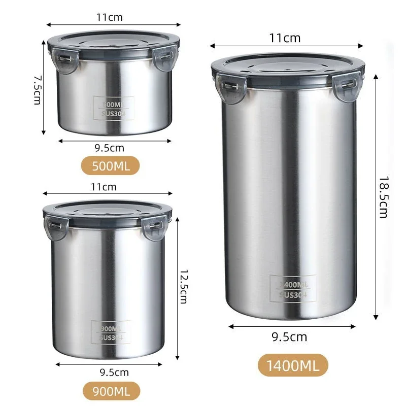 Stainless Steel Food Container - đánh giá và giá Coffee Tea Bean Leaf