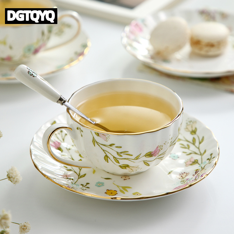 2Pcs Vintage Floral Ceramic Co - đánh giá và giá Coffee Tea Pictures