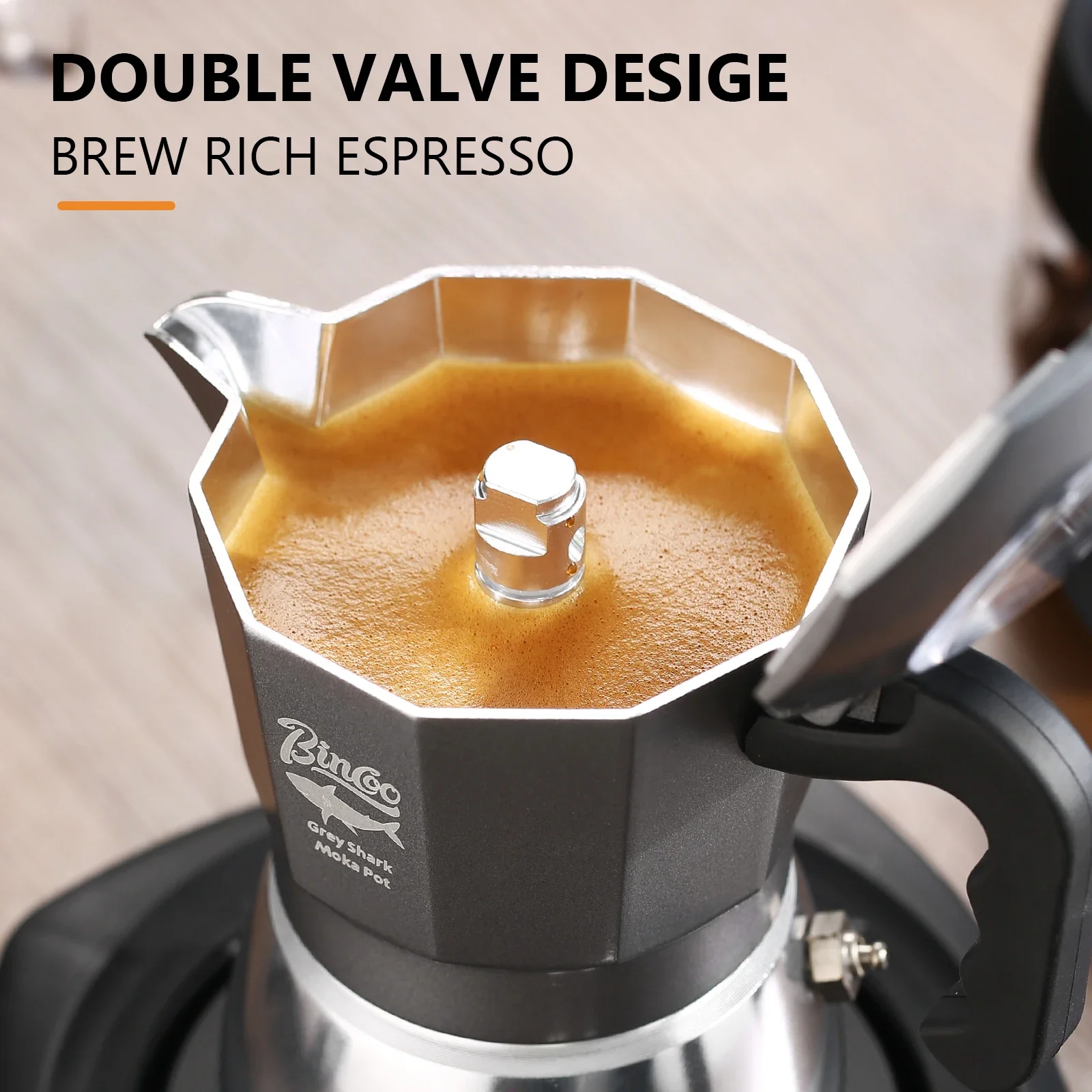 Bincoo 2 Cups Double Valve Mok - đánh giá và giá Coffee Tea Making Machine