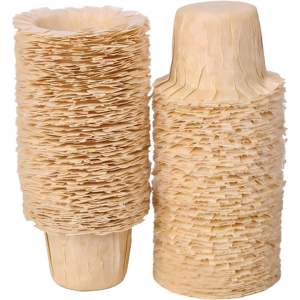 50/100 Pcs Natural Disposable  - đánh giá và giá Coffee Tea Paper Cups
