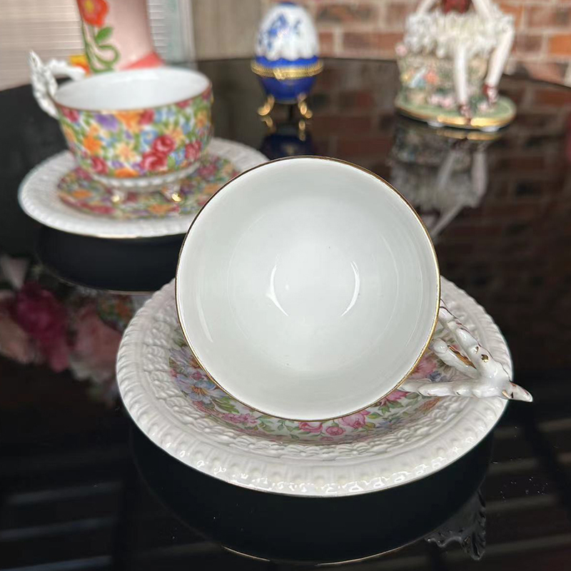 Coffee cups, plates, European  - đánh giá và giá Coffee Tea English