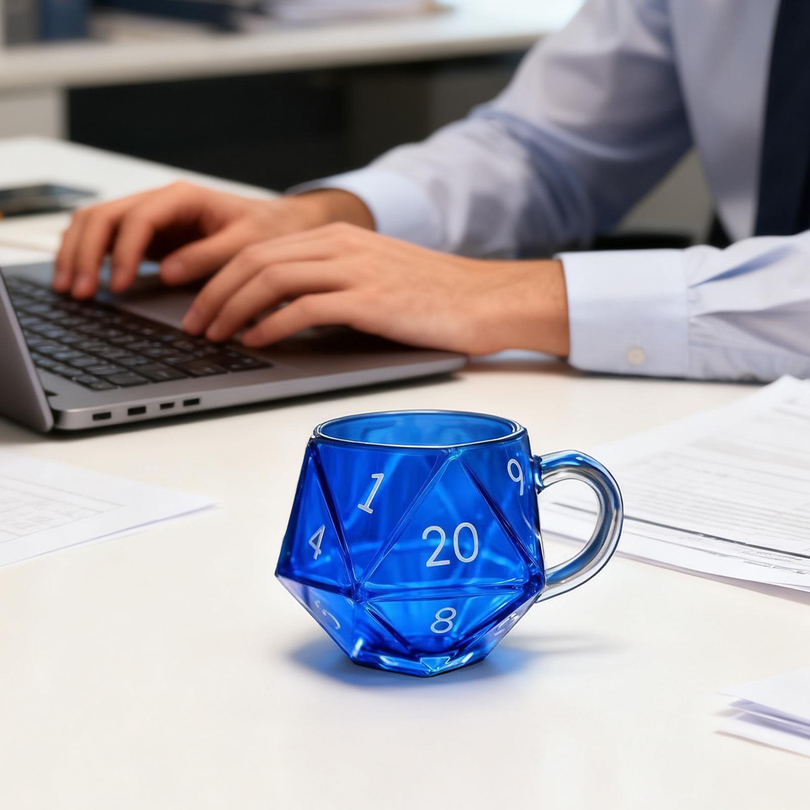 Tea Mug Polyhedral Dice Water  - đánh giá và giá Coffee Tea Break