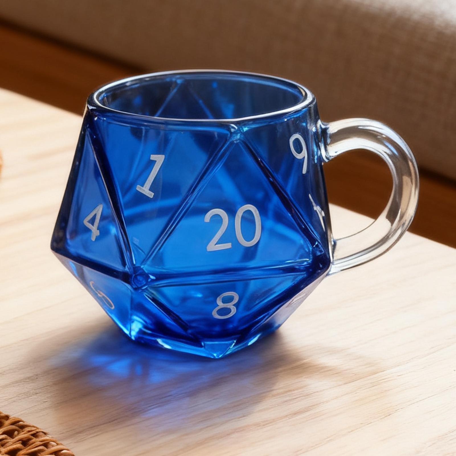 Tea Mug Polyhedral Dice Water  - đánh giá và giá Coffee Tea Break