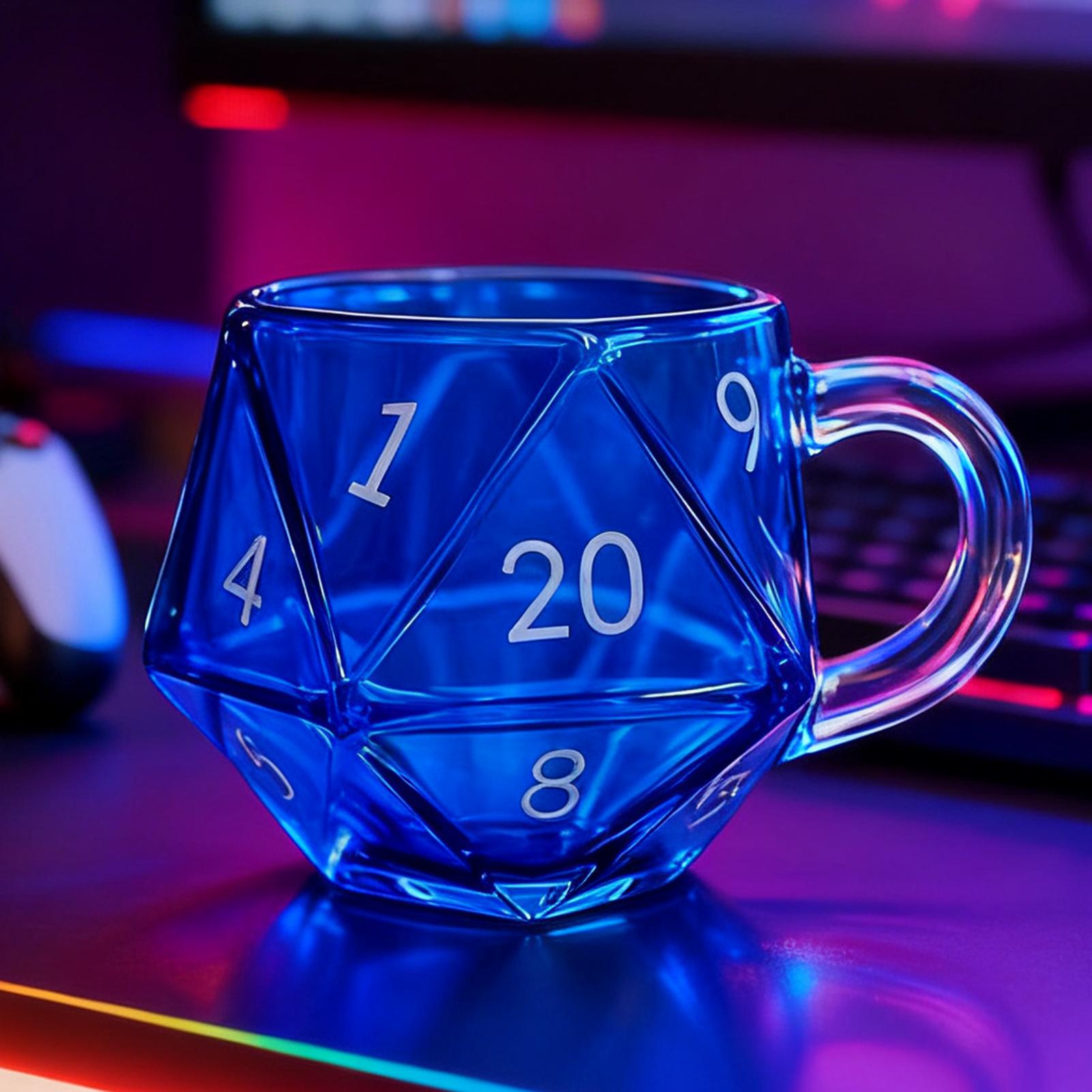 Tea Mug Polyhedral Dice Water  - đánh giá và giá Coffee Tea Break