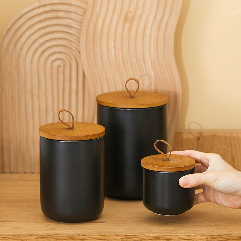 Nordic Ceramic Storage Jar Mat - đánh giá và giá Tea Coffee Sugar Container
