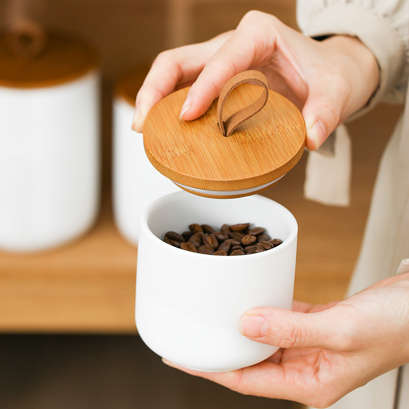 Nordic Ceramic Storage Jar Mat - đánh giá và giá Tea Coffee Sugar Container