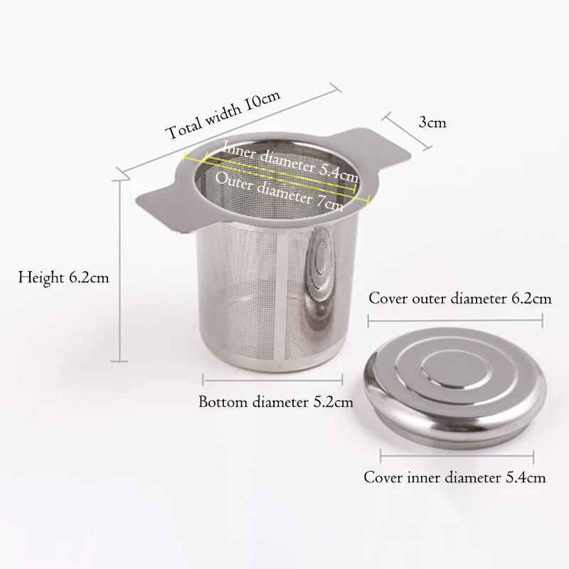 Mesh Stainless Steel Tea Strai - đánh giá và giá Coffee Tea Infusion