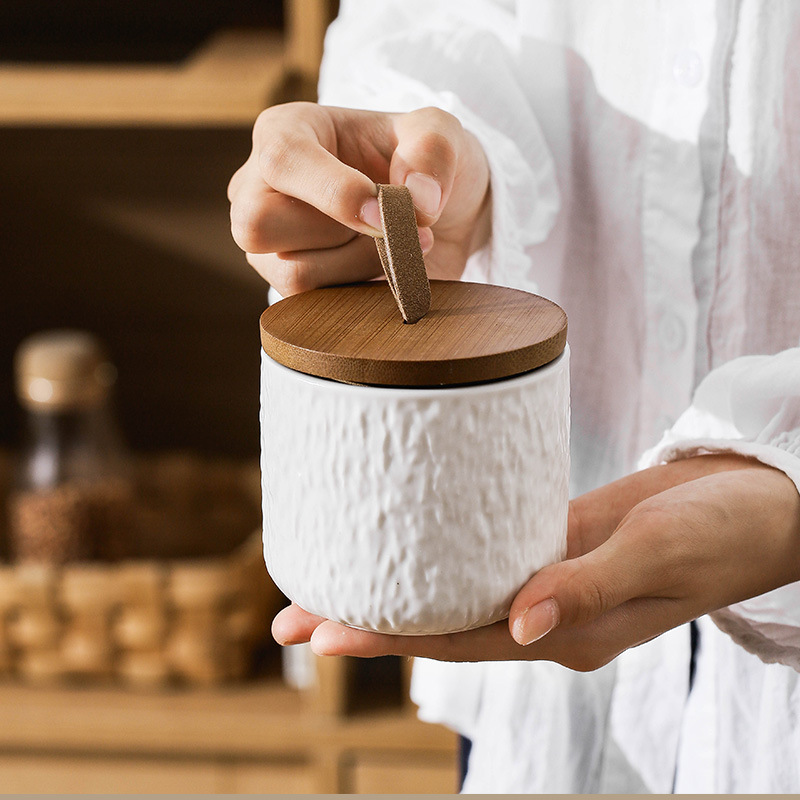 Rock Pattern Ceramic Tea Stora - đánh giá và giá Tea Coffee Sugar Container