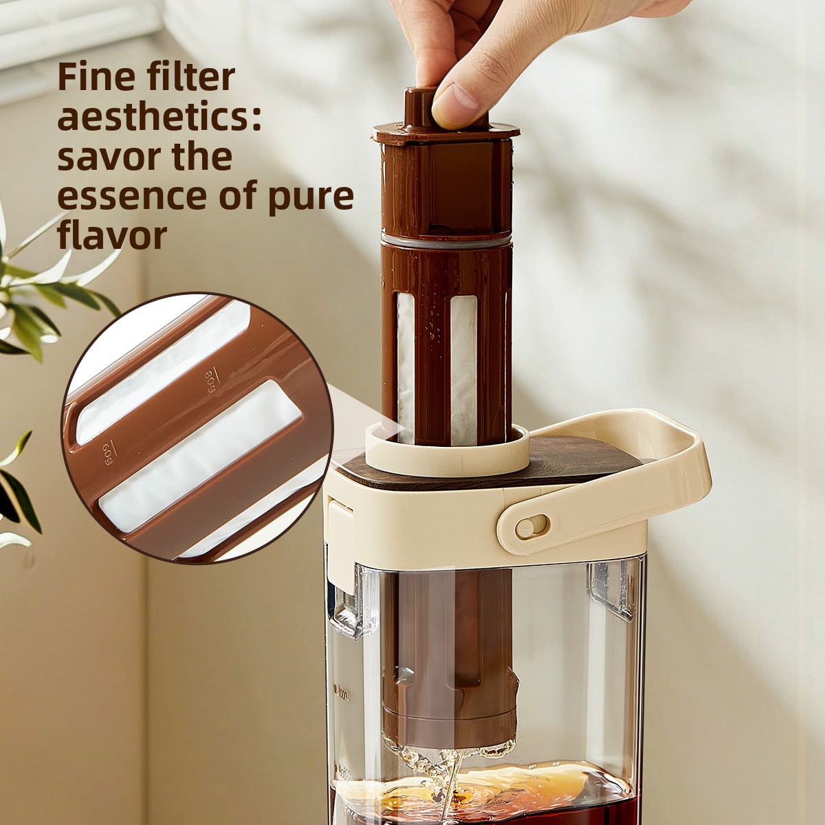 Large Capacity Coffee Cold Bre - đánh giá và giá Tea And Coffee Kettle