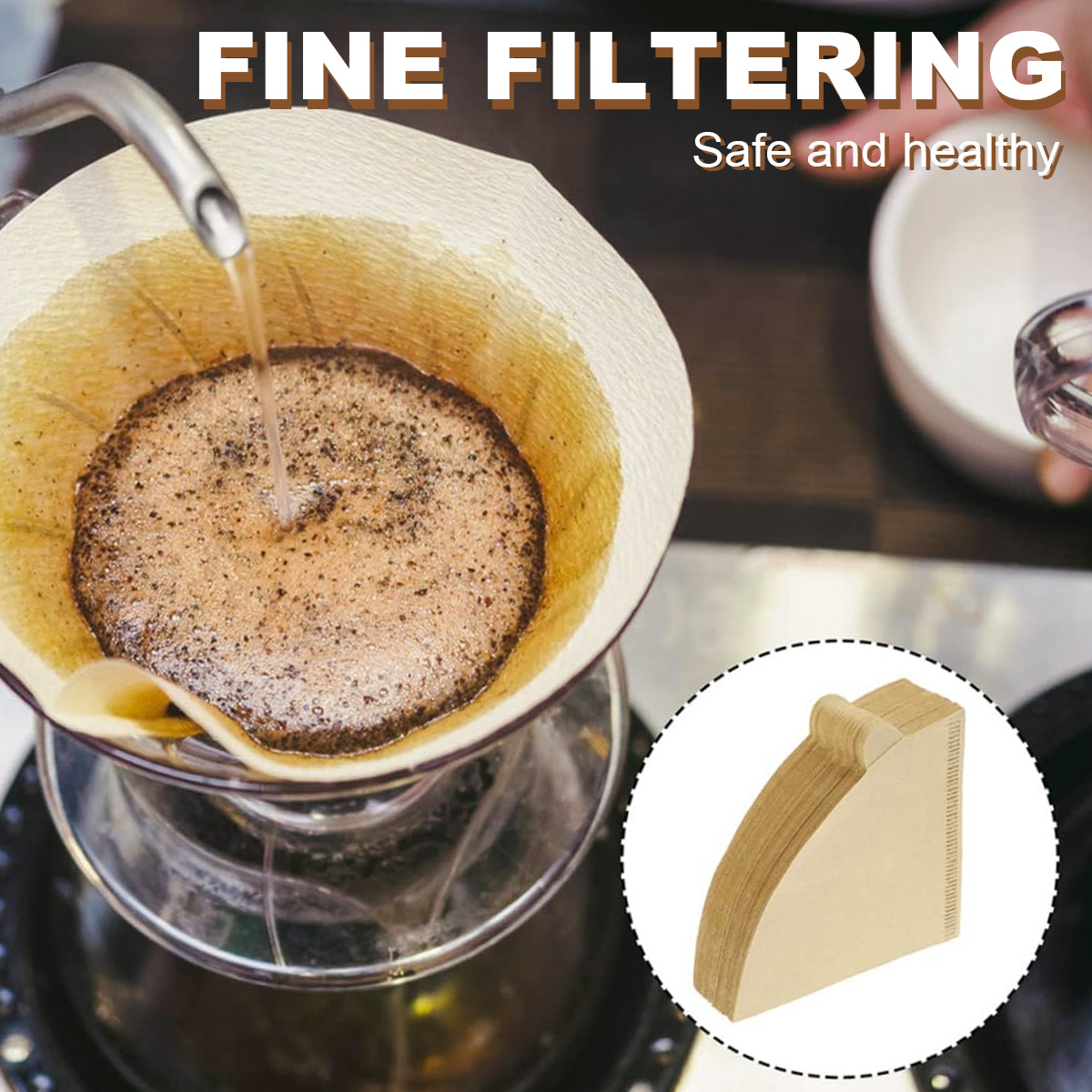 100/200 Count Cone Coffee Filt - đánh giá và giá Coffee Tea Paper Cups
