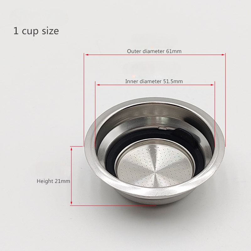 51mm Pressurized Porous Filter - đánh giá và giá Coffee Tea Making Machine