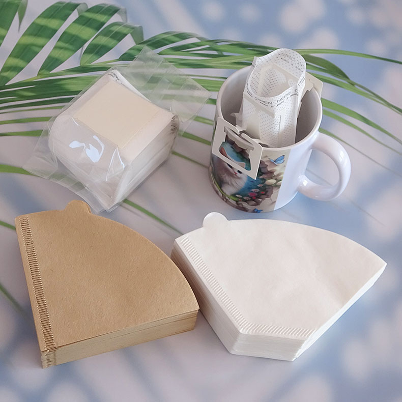 50pcs/set Log Pulp Paper Coffe - đánh giá và giá Coffee Tea Infusion