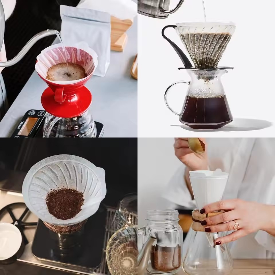 50pcs/set Log Pulp Paper Coffe - đánh giá và giá Coffee Tea Infusion