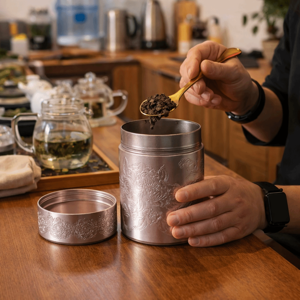 Sealed Can Thickened Mini Tea  - đánh giá và giá Tea Coffee Sugar Container