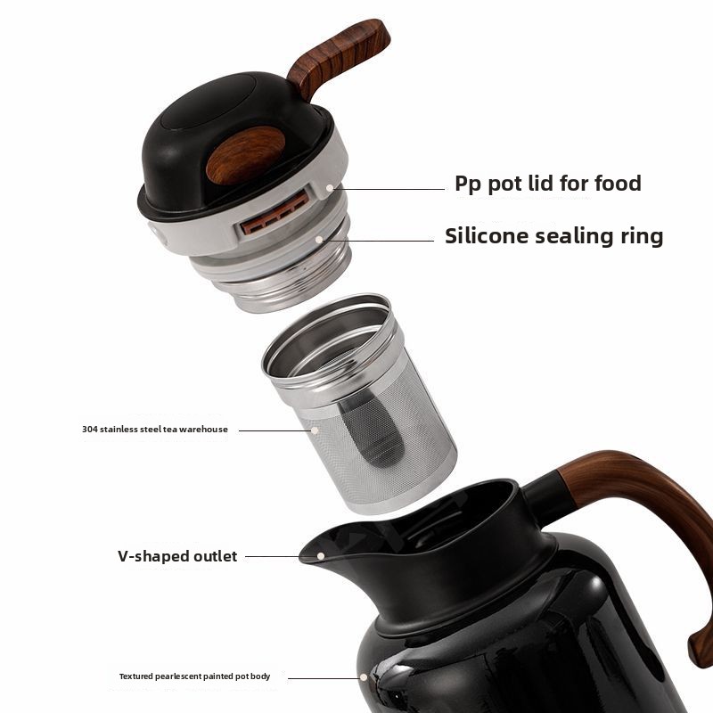 Stainless steel thermal insula - đánh giá và giá Tea And Coffee Kettle
