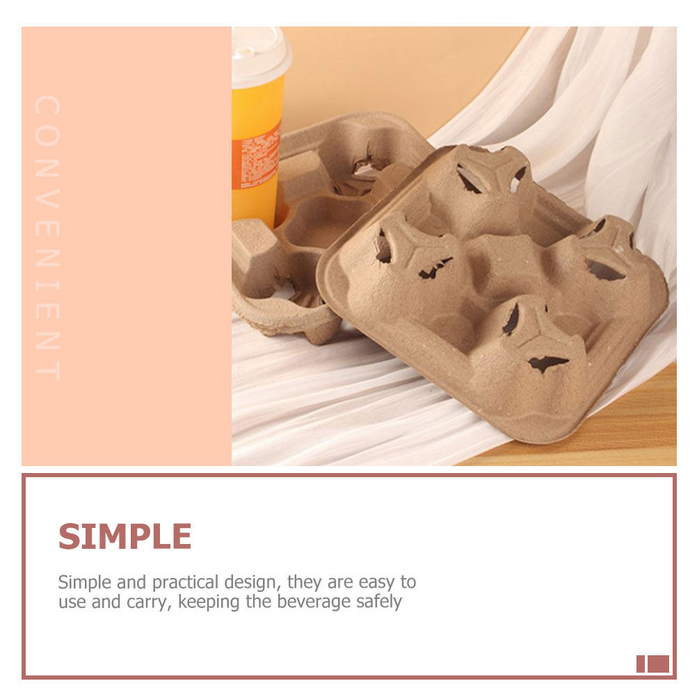 25Pcs Four Cup Paper Pulp Hold - đánh giá và giá Coffee Tea Paper Cups