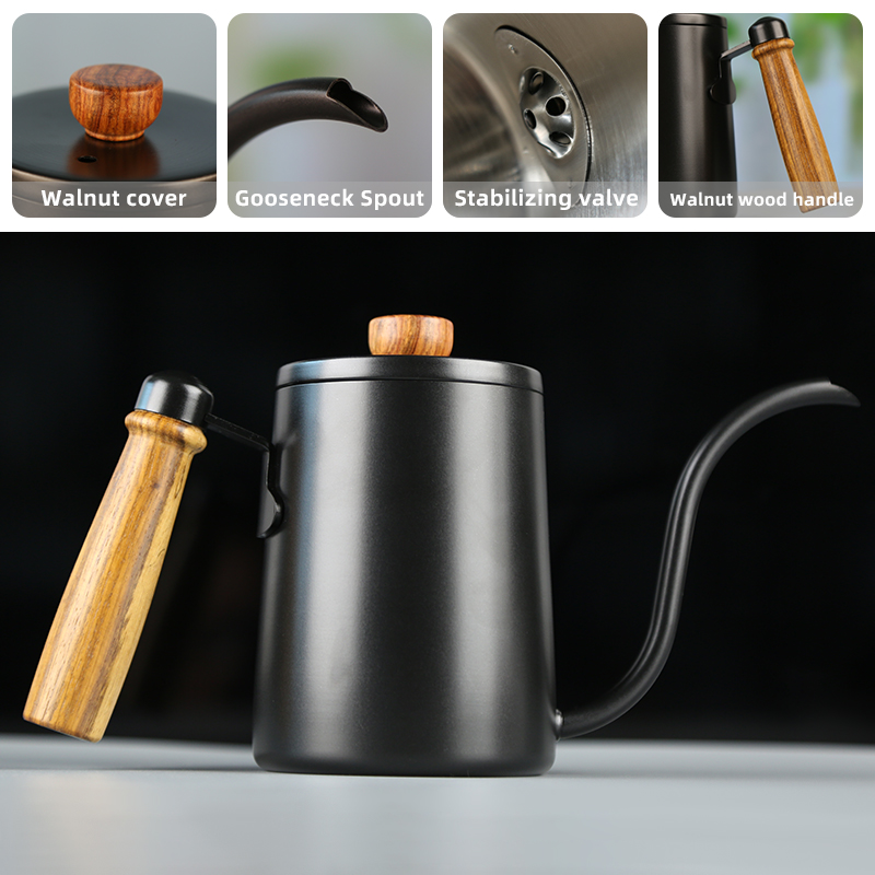 550ML Coffee Pot Milk Frothing - đánh giá và giá Tea And Coffee Kettle