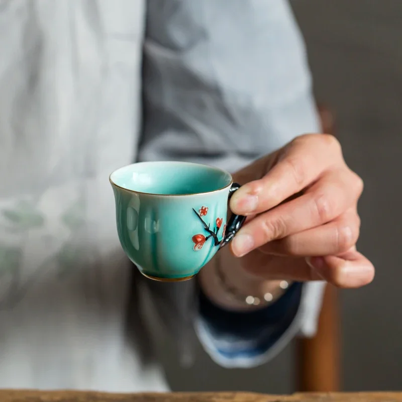 Chinese Handmade Plum Pattern  - đánh giá và giá Coffee Tea In Chinese