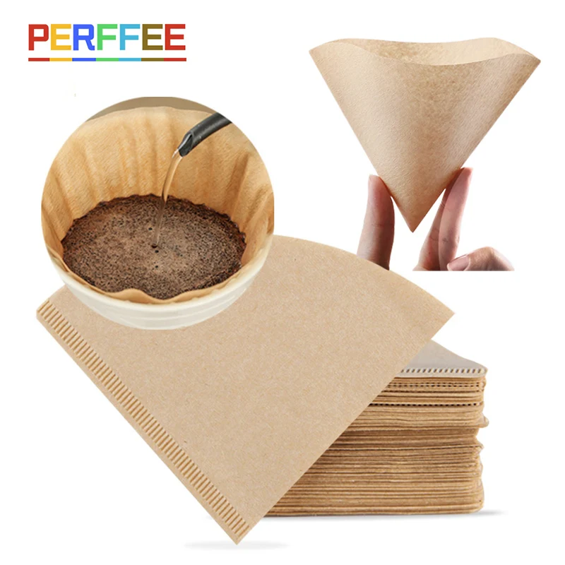 V60 Giấy Lọc 01 02 Hình Chữ V  - đánh giá và giá Coffee Tea Paper Cups