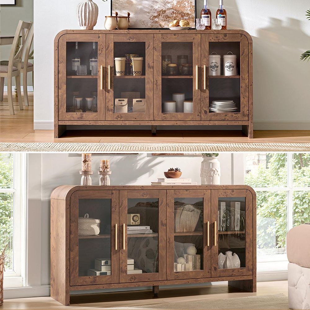 Sideboard Buffet Cabinet with  - đánh giá và giá Coffee & Tea Garden Lincoln Menu