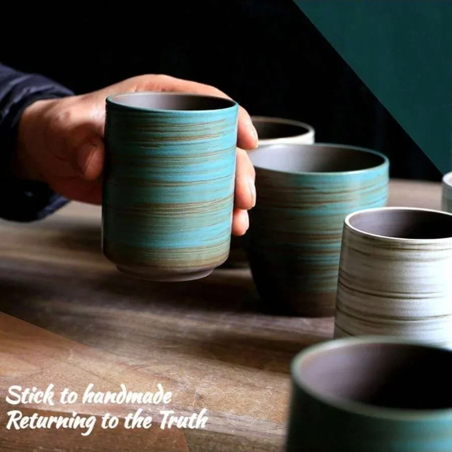 Hand-Painted Crackle Glaze Sto - đánh giá và giá Coffee Tea Pictures