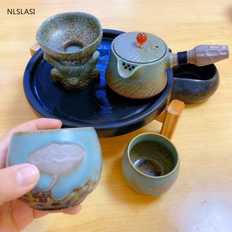 Retro Gốm Lọc Trà Handmade Cha - đánh giá và giá Coffee Tea In Chinese