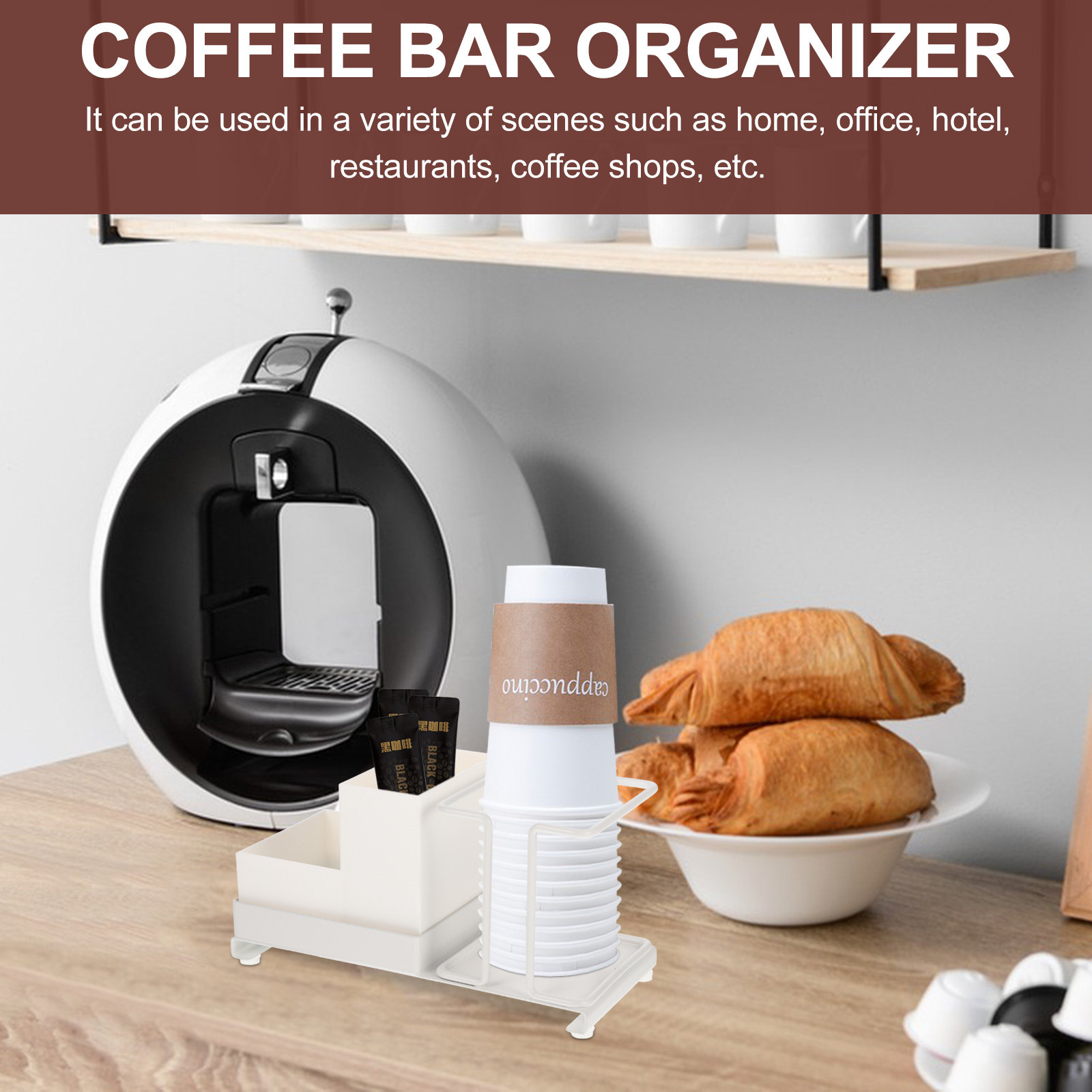 Coffee Bar Organizer Disposabl - đánh giá và giá Coffee Tea Paper Cups