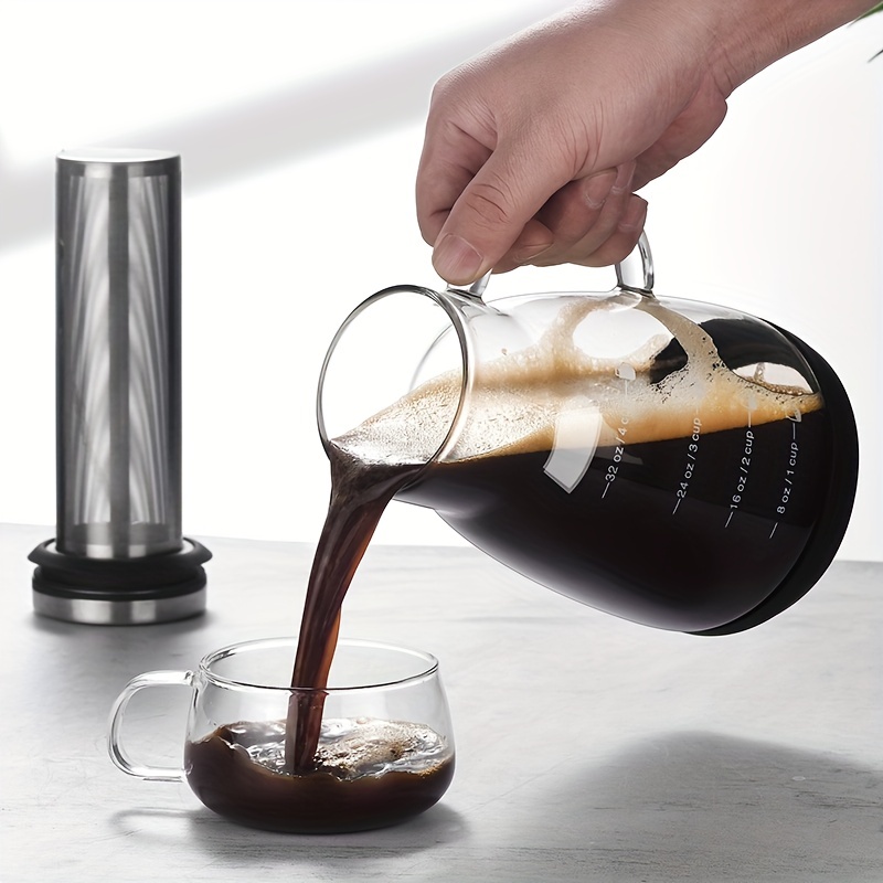 24oz Classic Glass Cold Brew C - đánh giá và giá Coffee Tea Jug